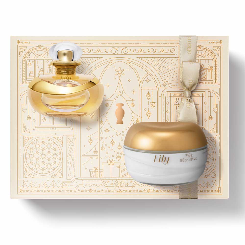 Lily Satin Christmas Gift Set | O Boticário