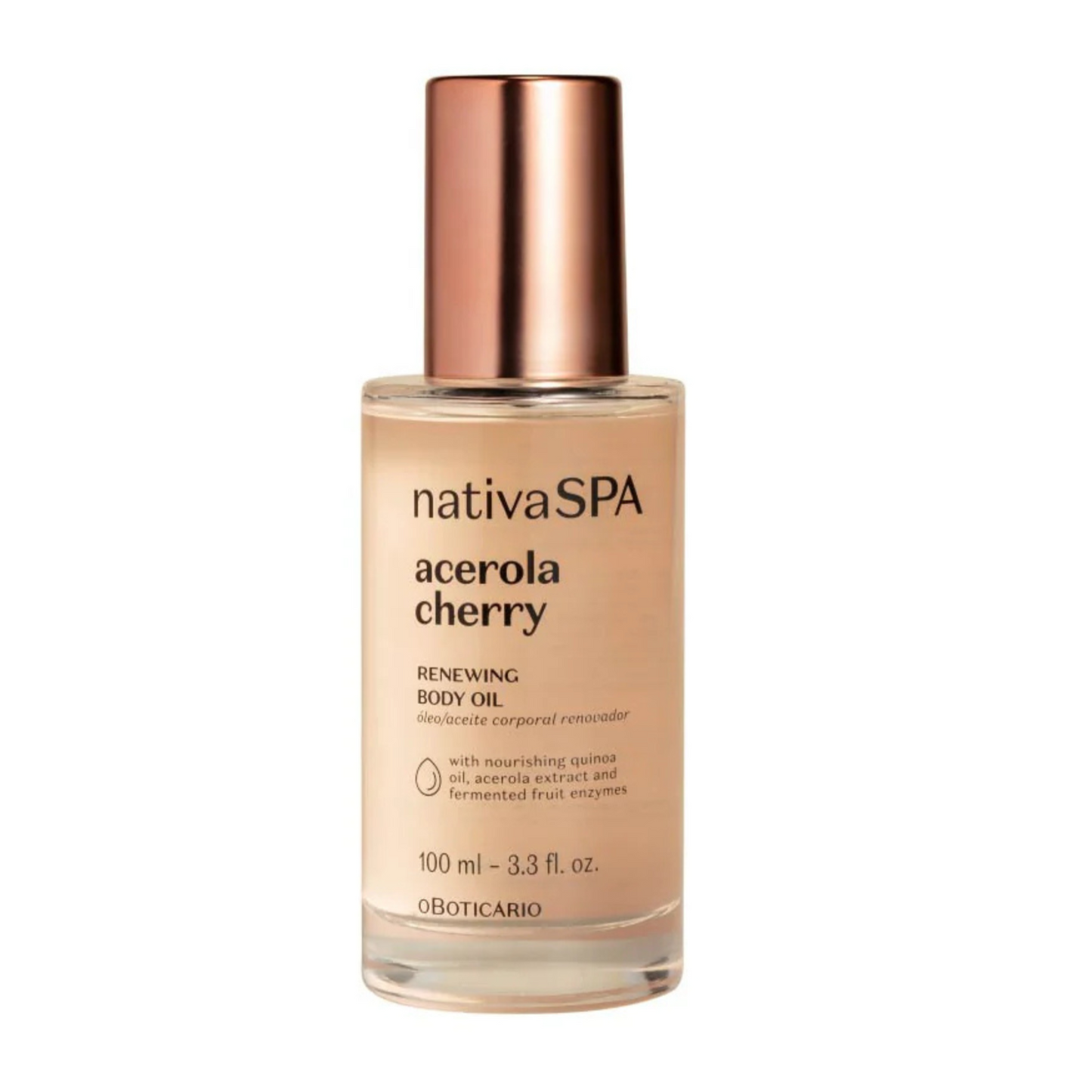 Nativa SPA Renewing Body Oil Acerola Cherry - 100ml | O Boticário