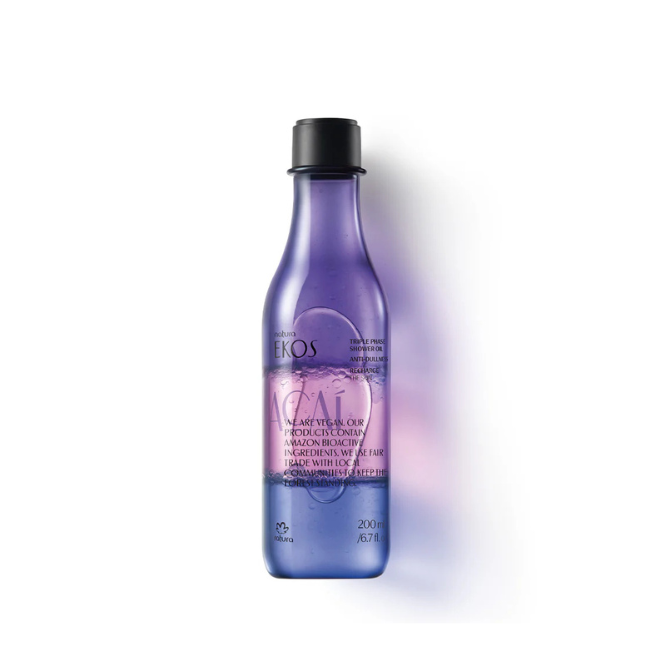 EKOS Acai Triple Phase Shower Oil - 200ml | Natura