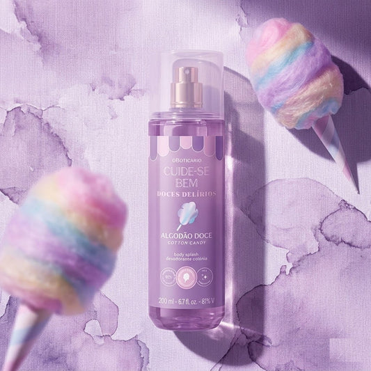 Cuide-se Bem Doces Delírios Cotton Candy Body Splash