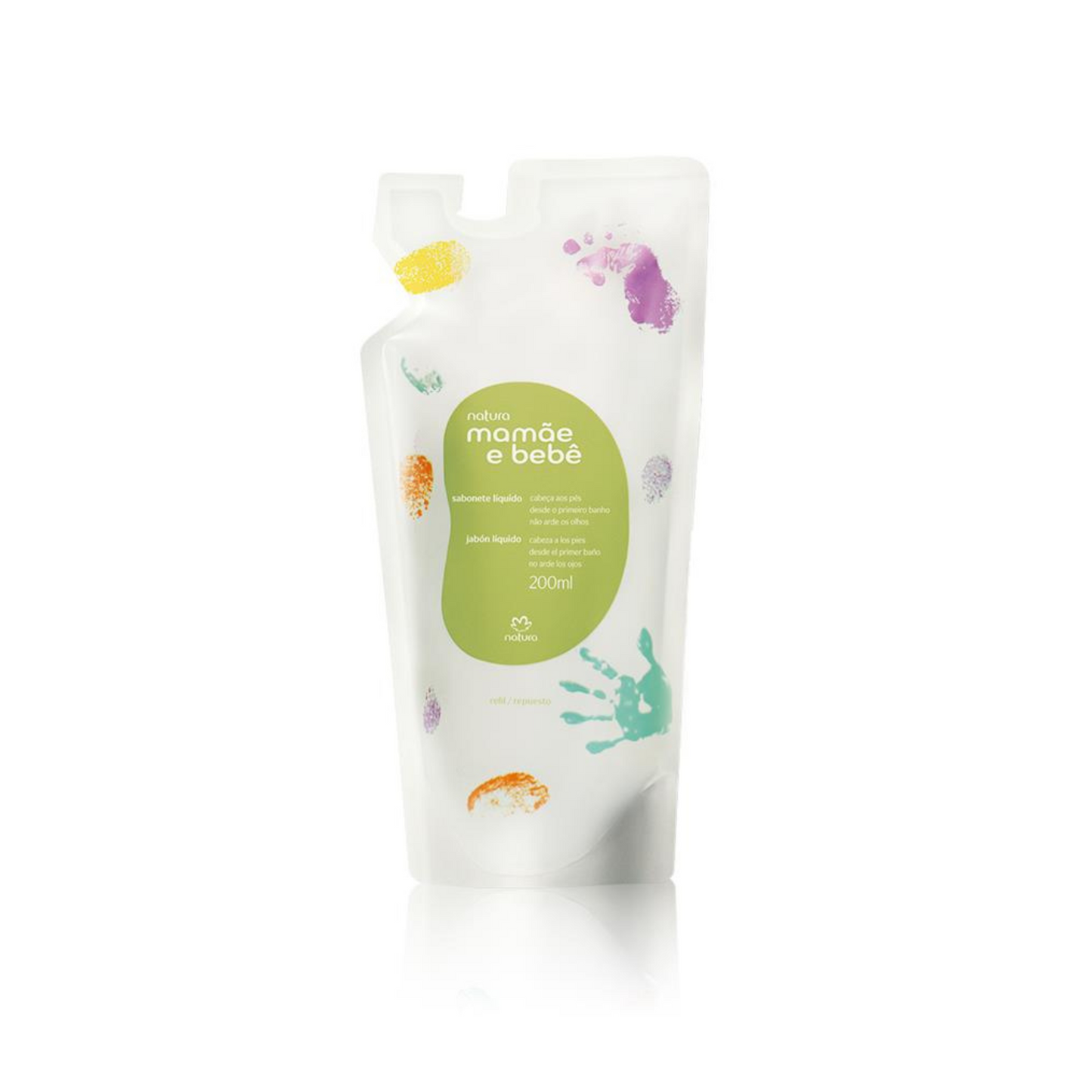 Baby Eco-Refill Liquid Soap Head to Toe Mamãe e Bebê - 200ml | Natura