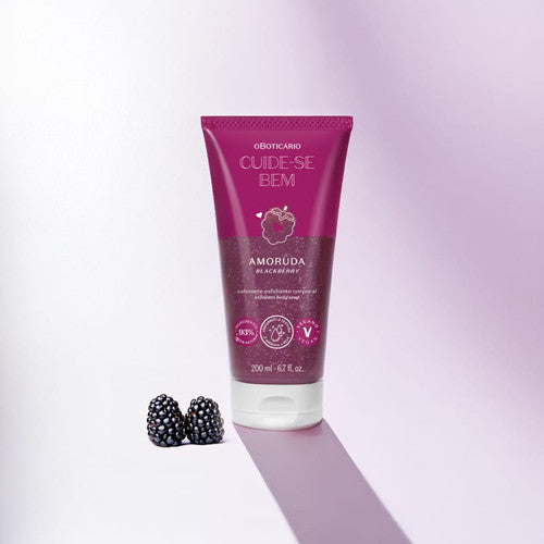 Cuide-se Bem Amoruda Blackberry Exfoliating Body Scrub