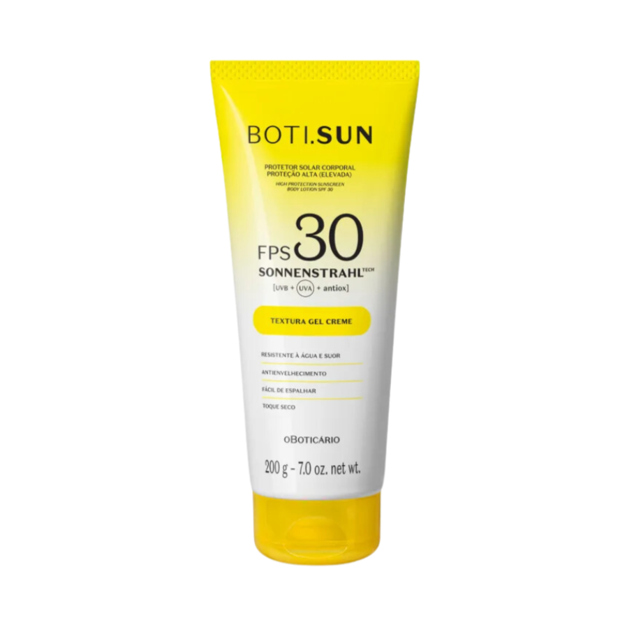 BOTI.SUN Gel Crema Protector Solar Corporal SPF30 200g | El Boticário
