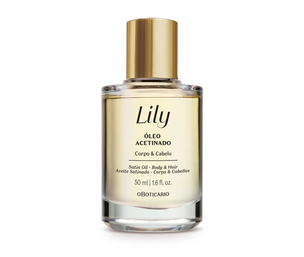 Lily Satin Oil Body and Hair 50ml | O Boticário