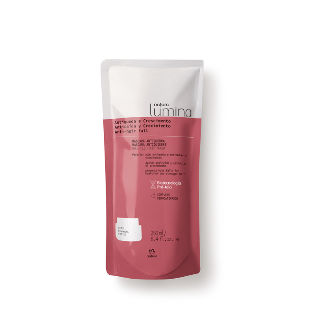 Lumina Refill Mask Anti Hair Fall Brittle - 250ml | Natura