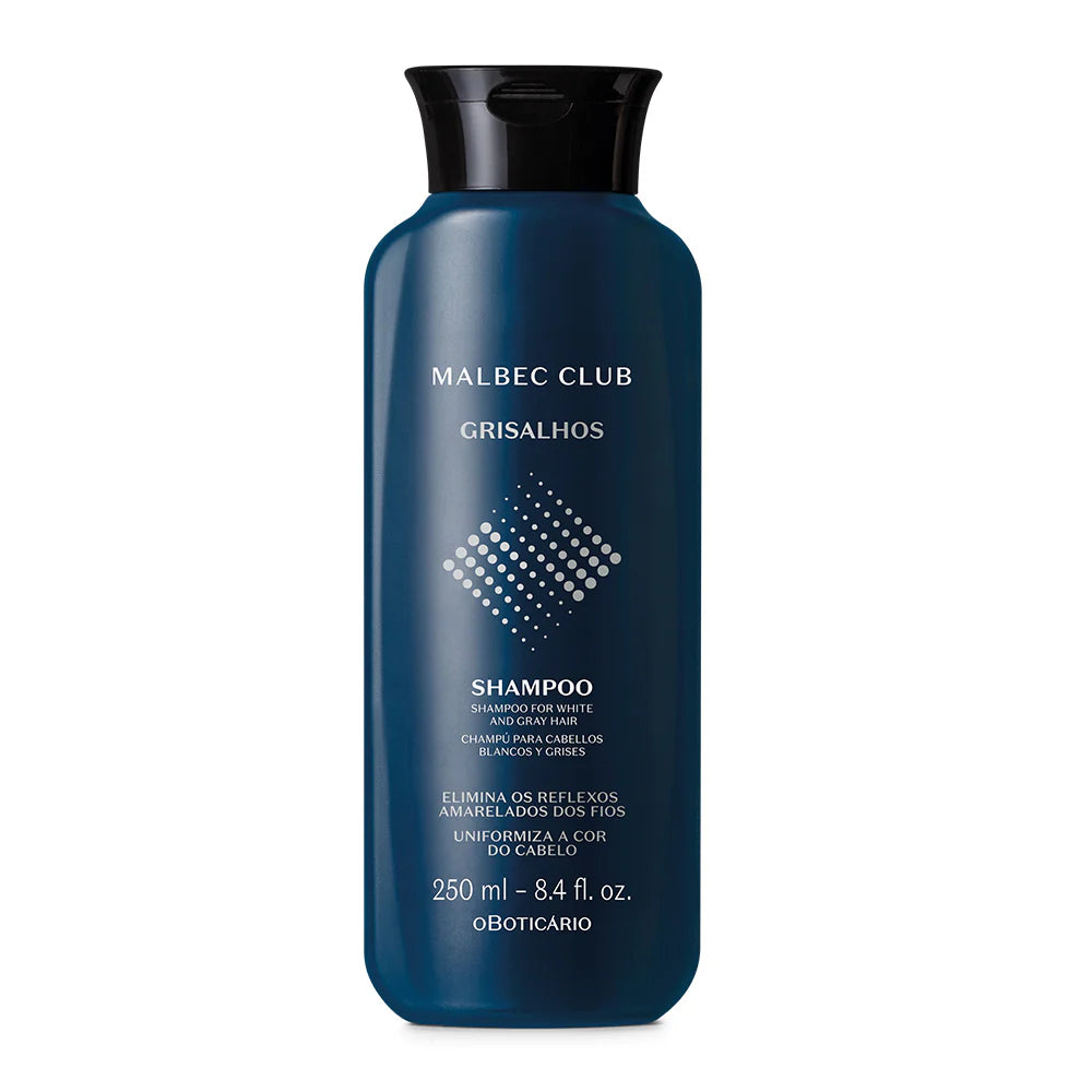 Malbec Club Shampoo for White and Grey Hair | O Boticário