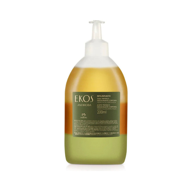 EKOS Eco-Refill Andiroba Triple Phase Shower Oil - 200ml | Natura
