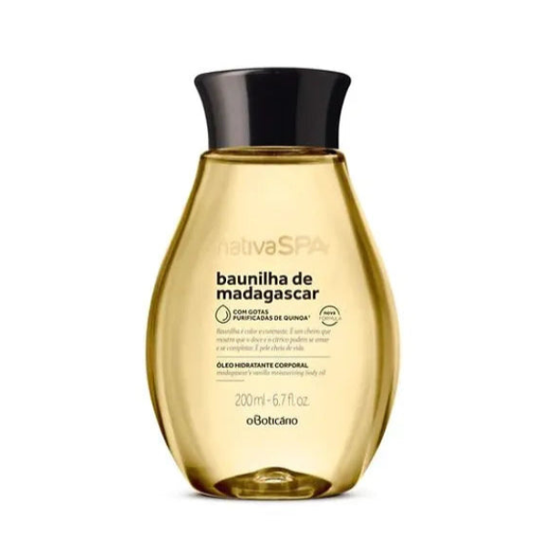 Nativa SPA Madagascar's Vanilla Moisturizing Body Oil 200ml l O Boticário