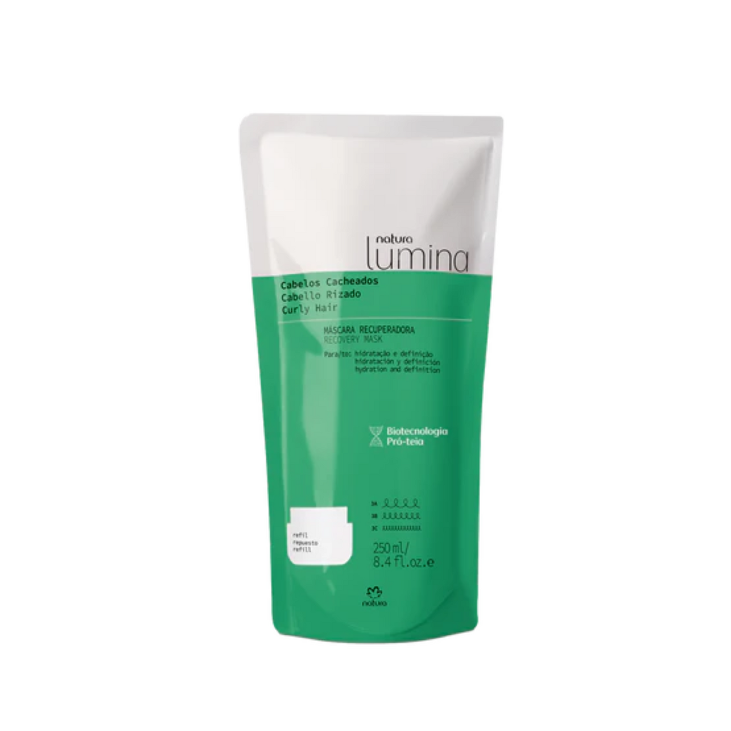Lumina Refill Nourishing Curly Hair Mask 300ml| Natura