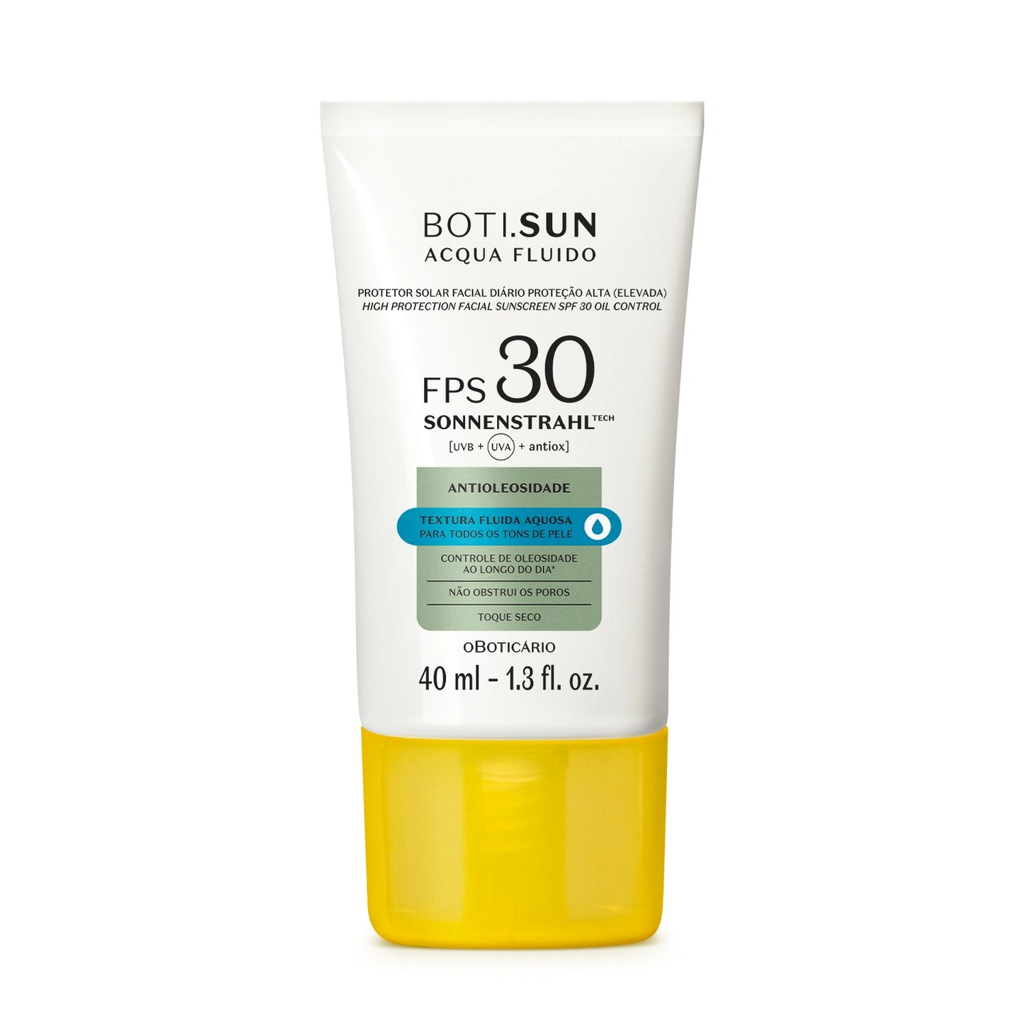 BOTI.SUN Protetor Solar Antioleosidade Facial FPS30 40ml| O Boticário