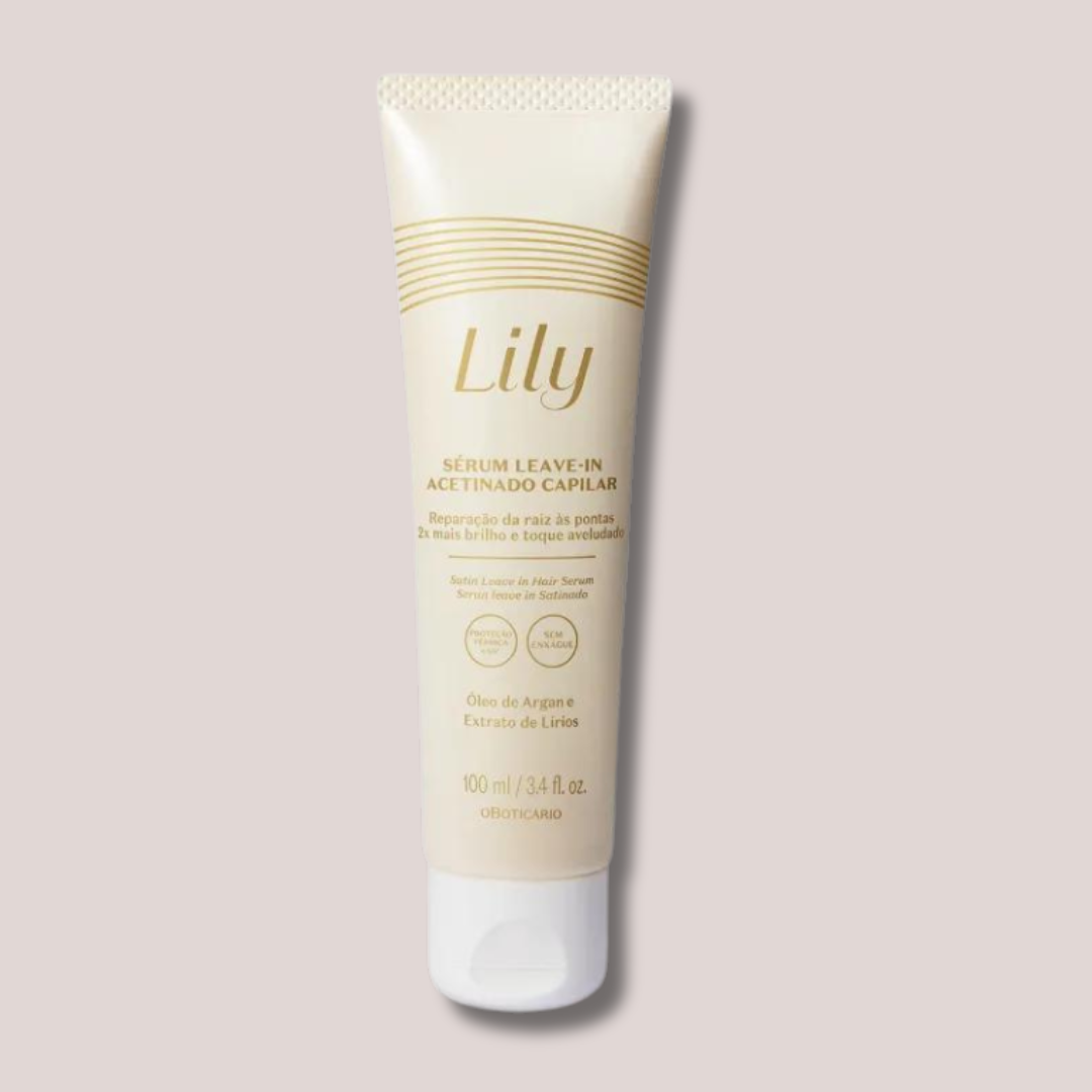 Lily Satin Leave in Hair Serum 100ml | O Boticário