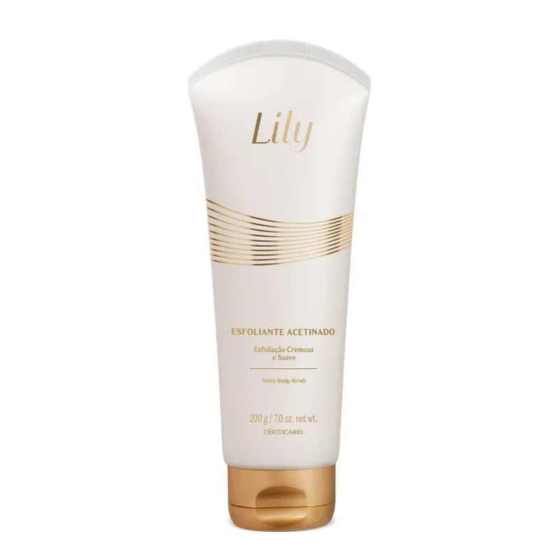 Lily Satin Body Scrub 200g | O Boticário