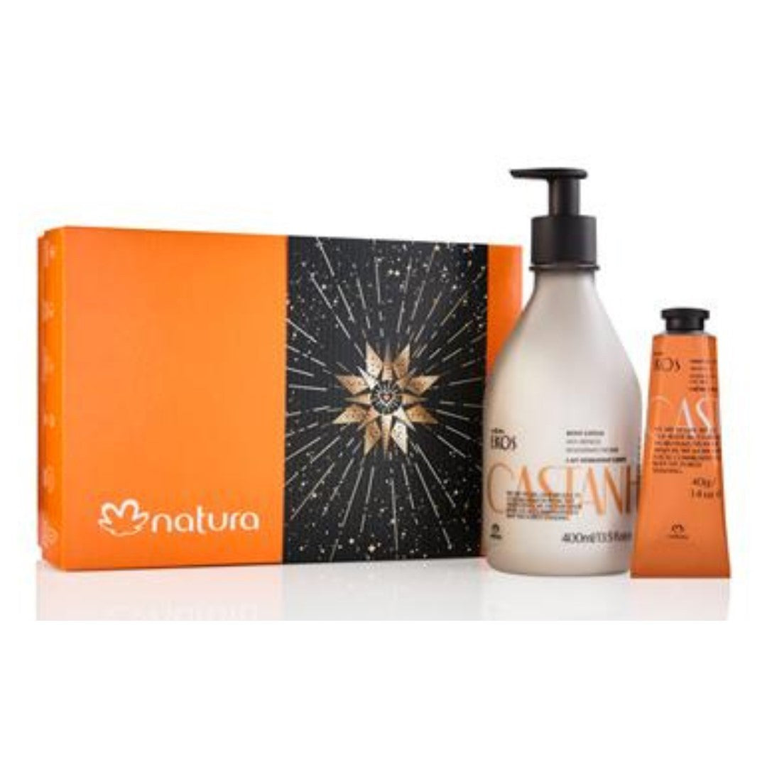 Ekos Castanha Gift Set Body Lotion + Hand Cream 40g
