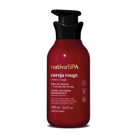NativaSPA Cherry Rouge Body Lotion 400ml | O Boticário