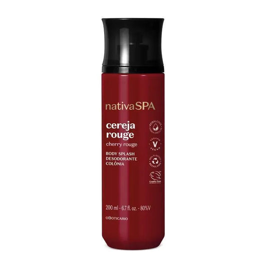 NativaSPA Cherry Rouge Body Splash 200ml | O Boticário