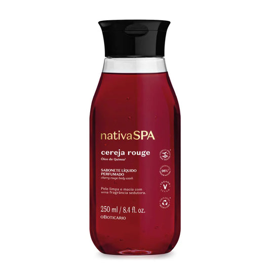 NativaSPA Cherry Rouge Body Wash 250ml | O Boticário