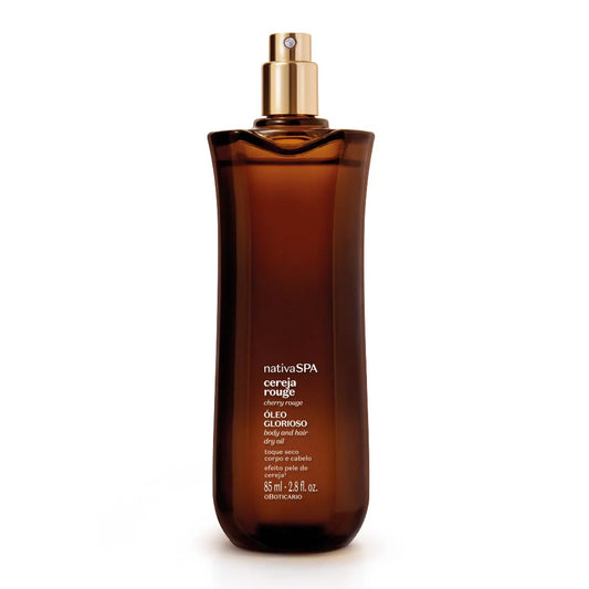 NativaSPA Cherry Rouge Body and Hair Dry Oil 85ml | O Boticário
