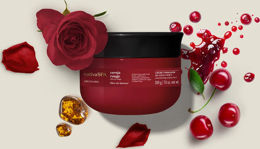 NativaSPA Cherry Rouge Chest Firming Cream 5 in 1 - 200g | O Boticário