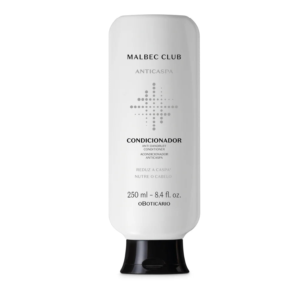 Malbec Club Anti Dandruff Conditioner 250ml | O Boticário