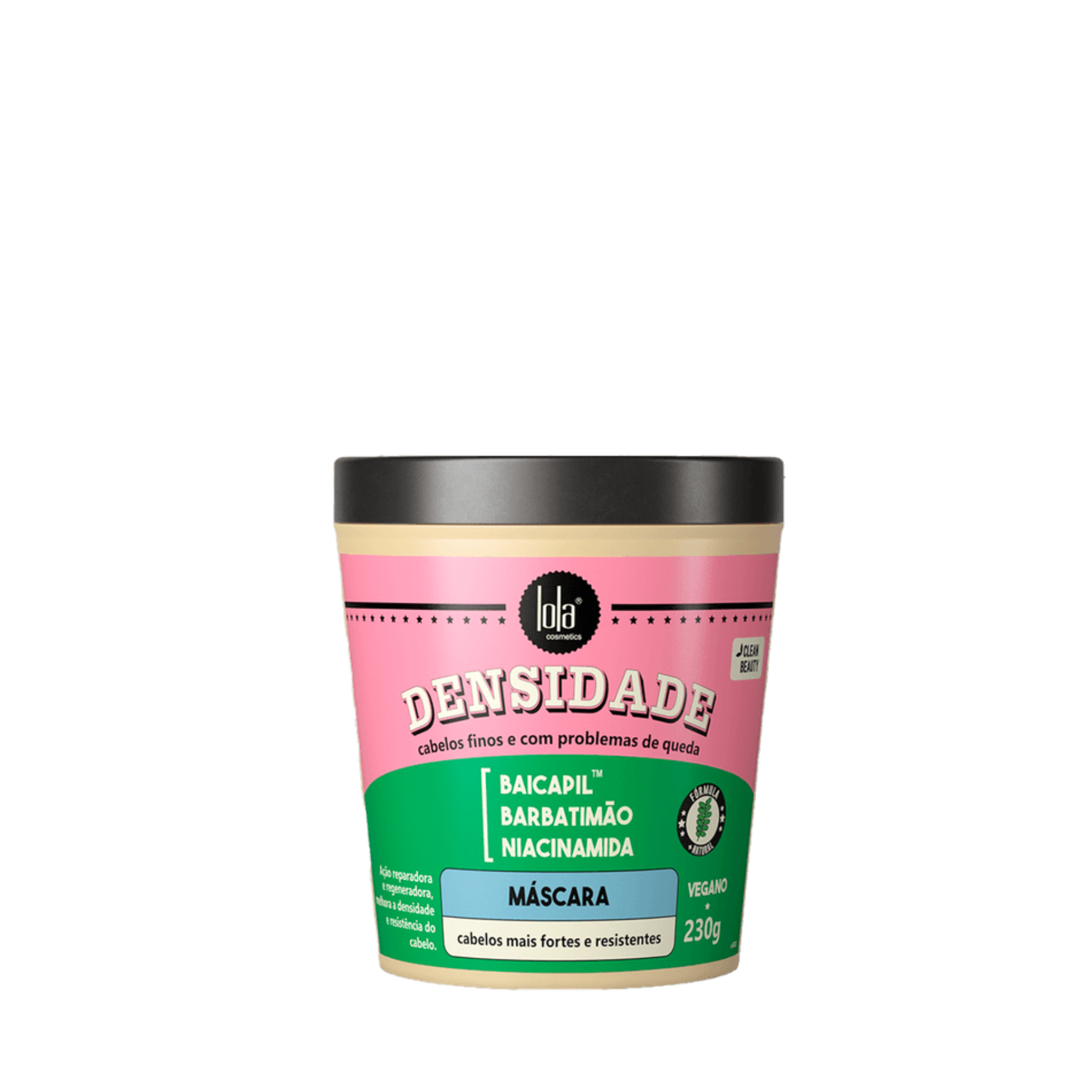Masque Capillaire Lola From Rio Densidade 230g - Pour Cheveux Fins, Reconstruction - Vegan