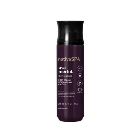 NativaSPA Merlot Grape Body Splash 200 ml | O Boticário