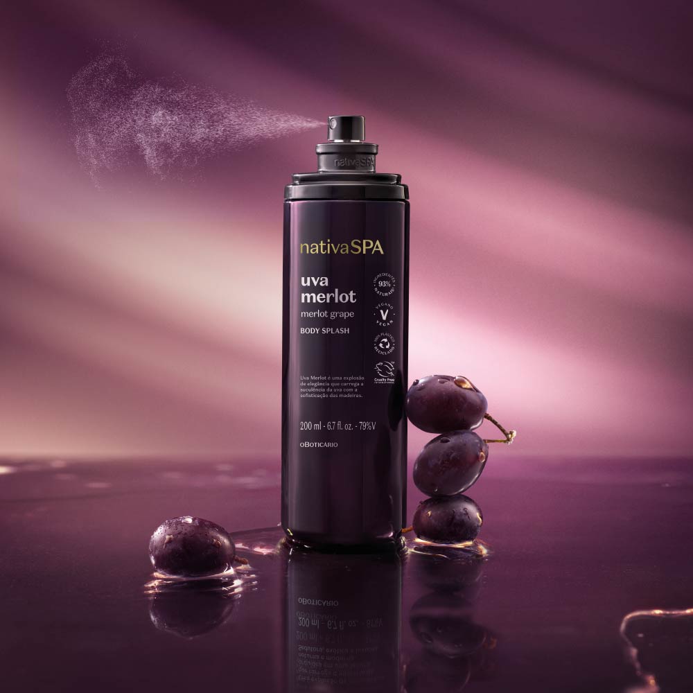 NativaSPA Merlot Grape Body Splash 200 ml | O Boticário