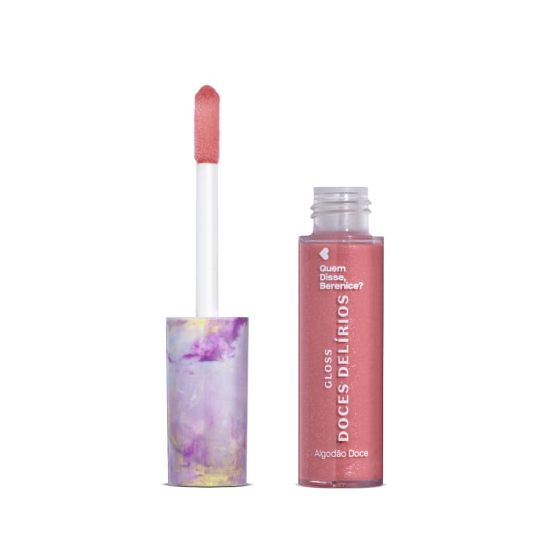 QDB + Cuide-se Bem Doces Delírios Cotton Candy Lip Gloss – O Boticario