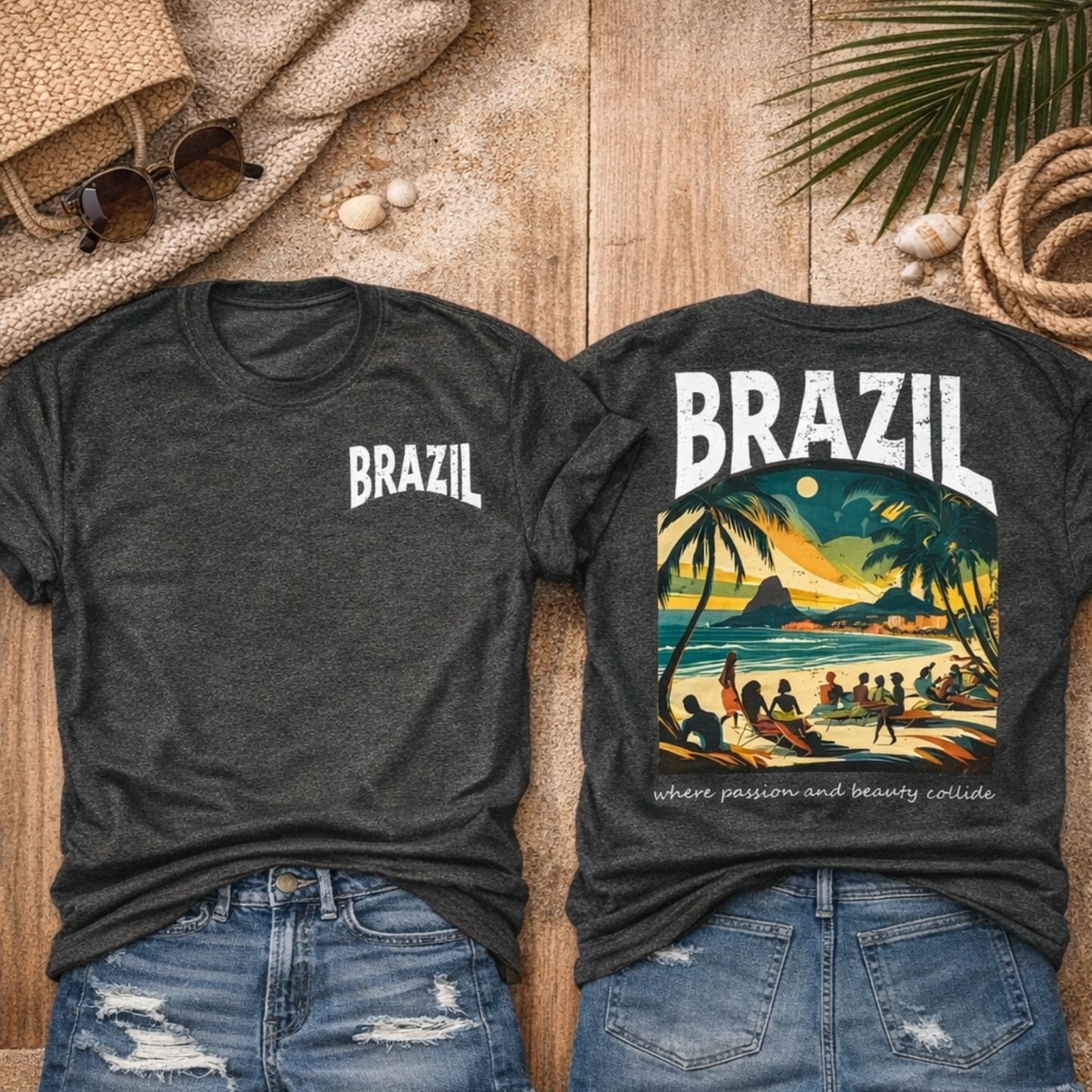 Brazil Sunset Graphic T-Shirt | SOUVENIR