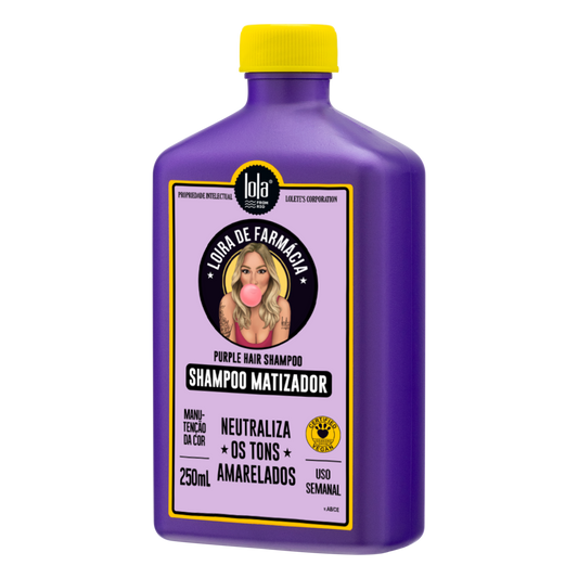 Loira de Farmácia Purple Shampoo for Blonde Hair 250ml | Lola Cosmetics