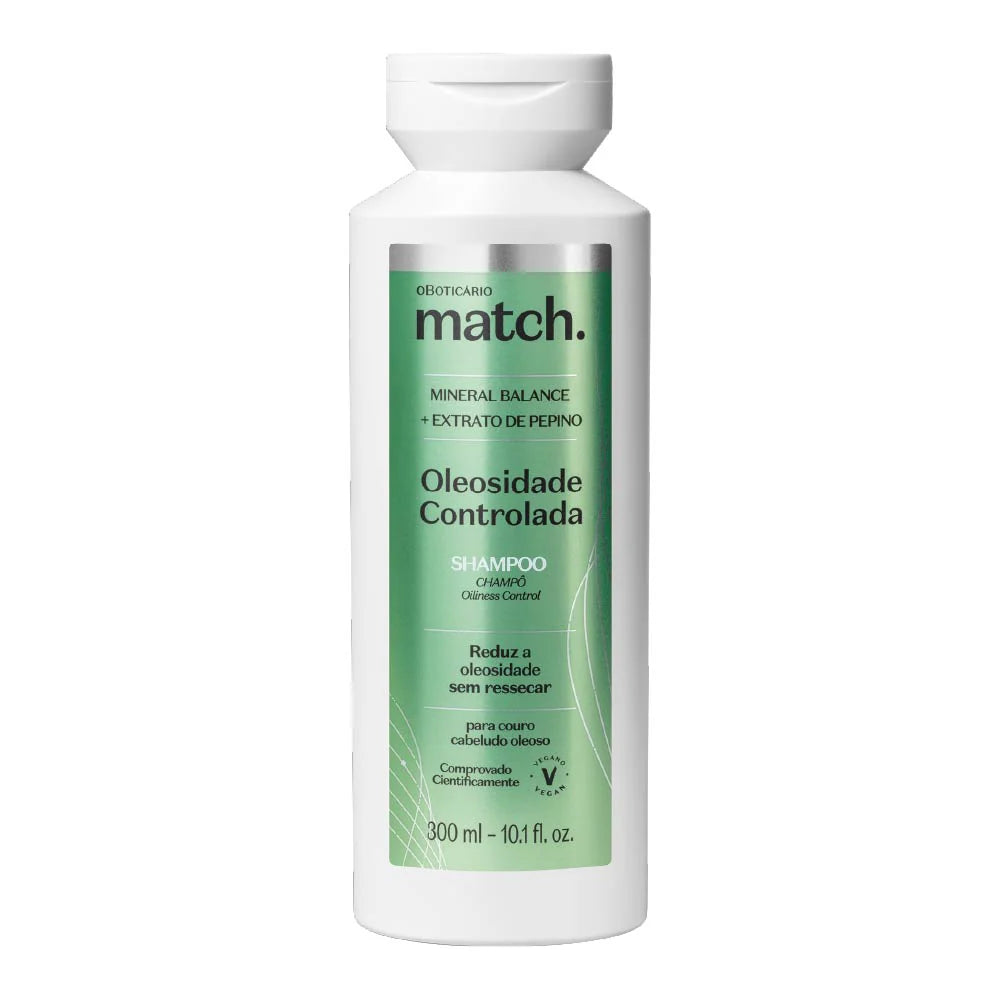 Match Oil Control Shampoo 300ml | O Boticario