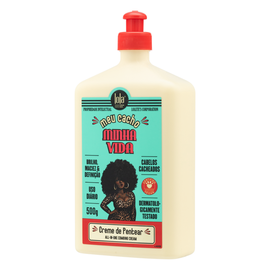 Meu Cacho Minha Vida All-in-One Combing Cream 500g | Lola Cosmetics