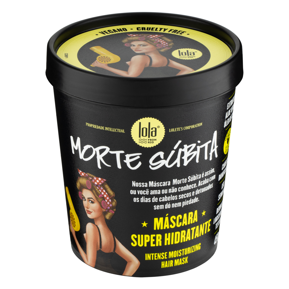 Máscara Capilar Hidratante Intensa Morte Súbita 450g | Lola do Rio