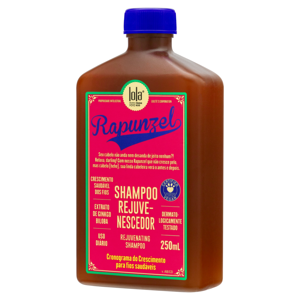 Shampoo Rejuvenescedor Rapunzel - 250ml | Lola from Rio