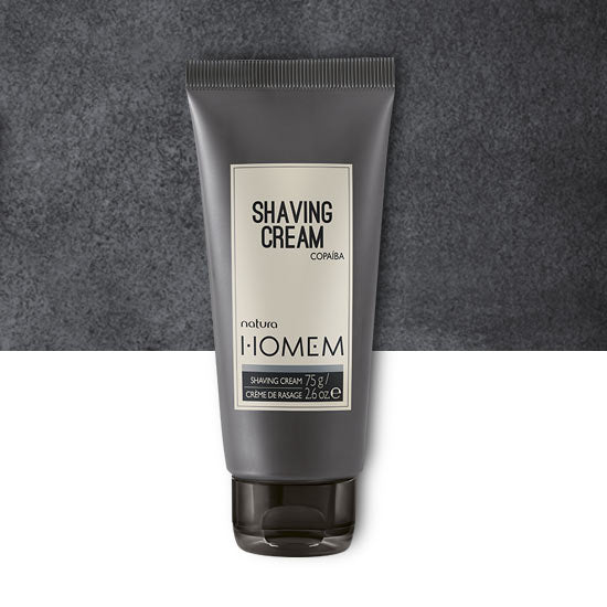 Creme de Barbear Homem - 75g | Natural