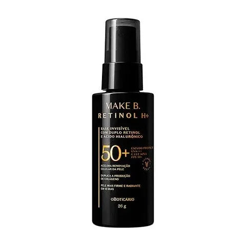 Make B. Liquid Foundation Invisible SPF 50 Retinol H+ 50ml | O Boticario