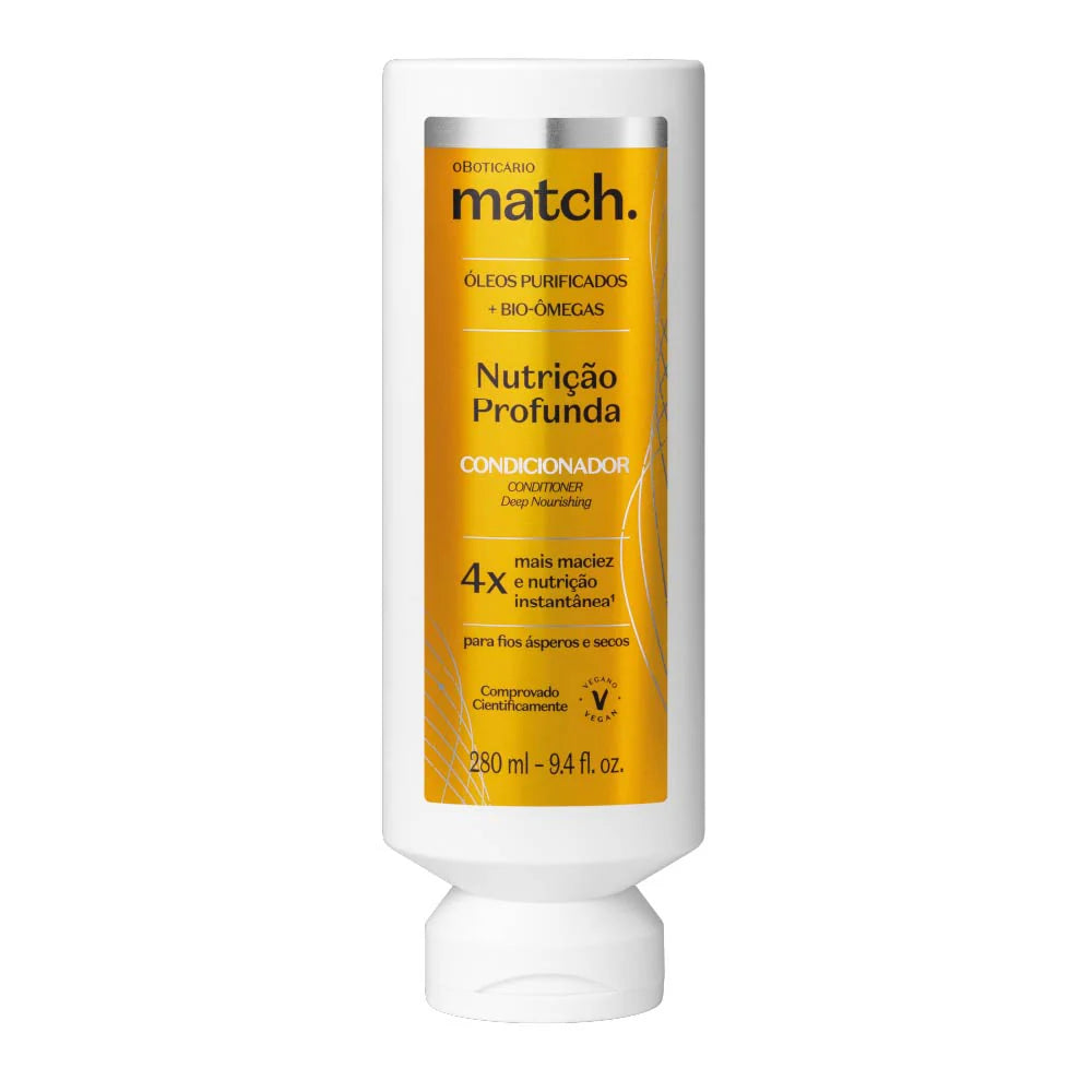 Match Condicionador Deep Nourishing 280ml | O Boticario