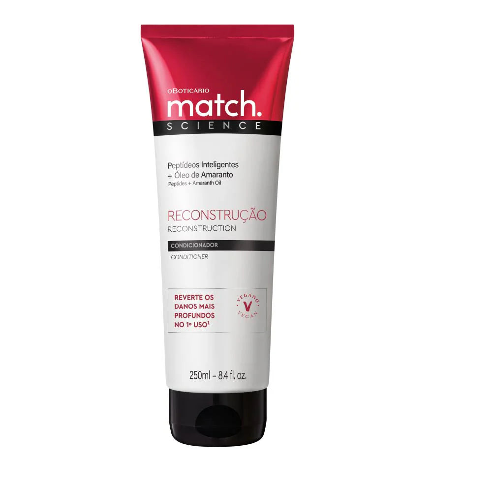 Match Science Reconstruction Conditioner 280 ml| O Boticario