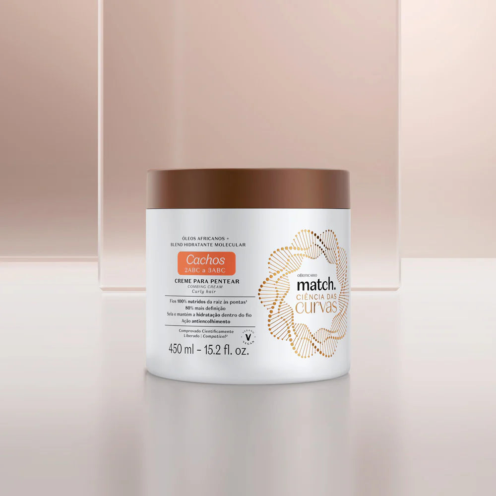 Match Science of Curly Combing Cream  | O Boticario