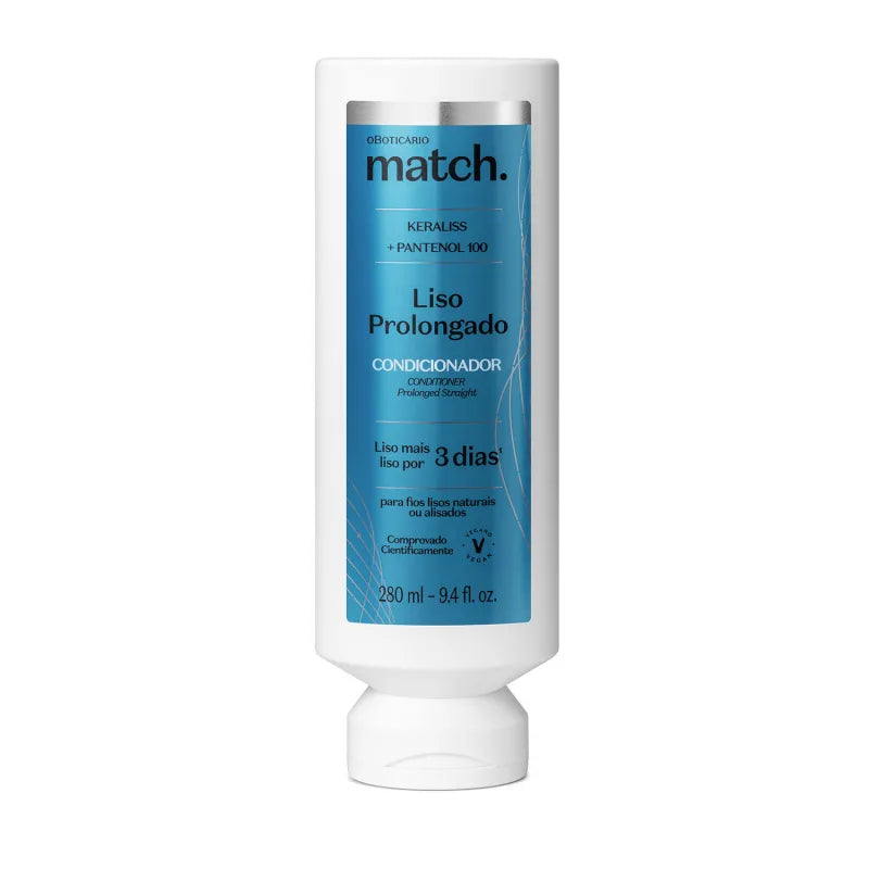 Match Prolonged Straight Conditioner 280ml | O Boticario