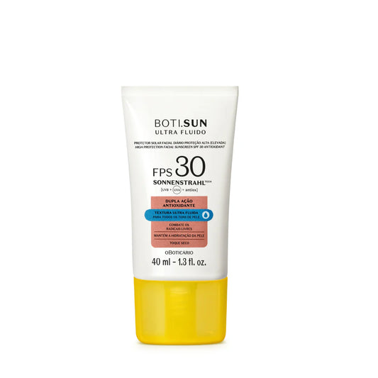 BOTI.SUN Facial Antioxidant Sunscreen SPF 30 Ultra Fluid 40ml | O Boticário