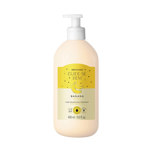 Cuide-se Bem Banana Moisturizing Body Lotion 400ml | O Boticário