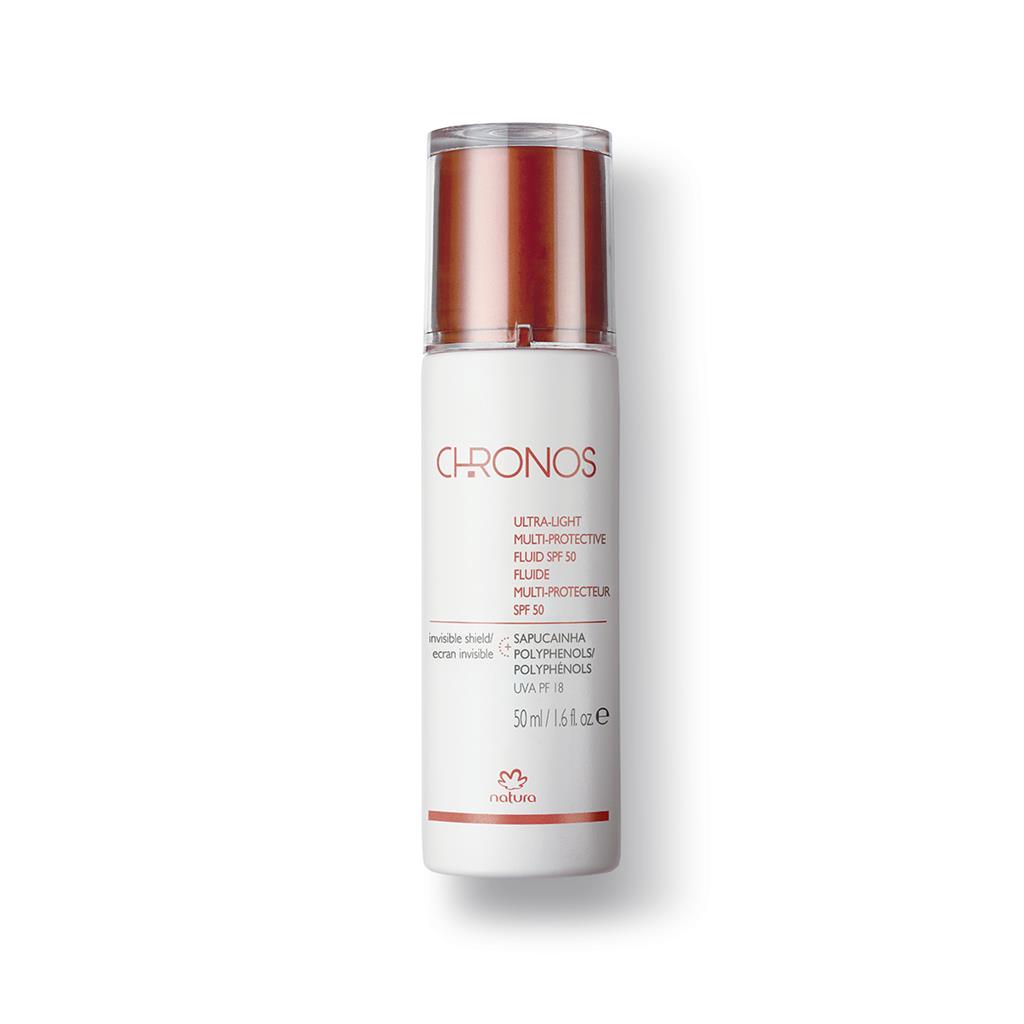 Chronos Ultra-Light Multi-Protective Fluid SPF 50 - 50ml | Natura