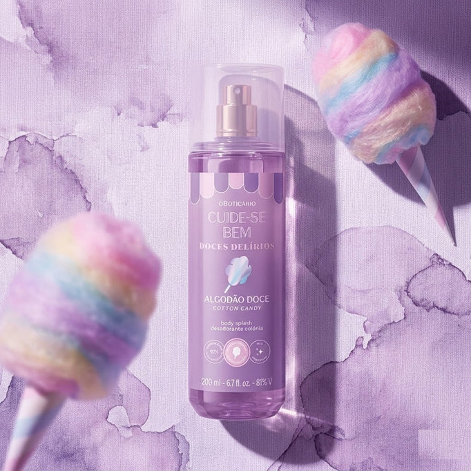 Cuide-se Bem Doces Delírios Cotton Candy Body Splash