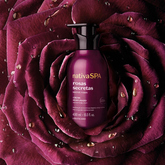 Nativa SPA Secret Roses Scented Body Cream – 400ml | O Boticario
