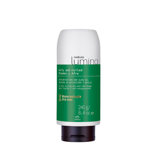 Lumina Curly and Coiled Hair Definition and Glow Gel - 240g | Natura