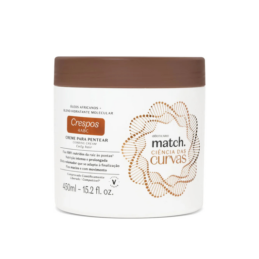 Match Curly Hair Combing Cream - 450ml | O Boticário