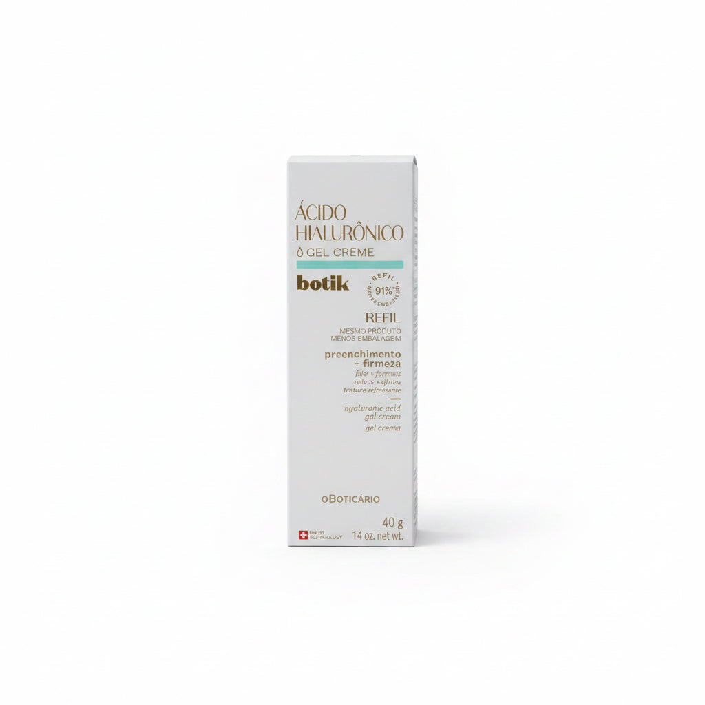 Botik Hyaluronic Acid Firming Facial gel Cream Refill 40g| O Boticário