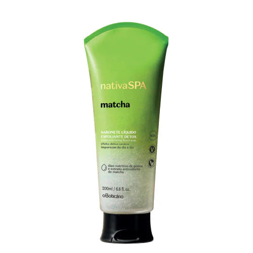 Nativa Spa Matcha Detox Liquid Soap 200ml| O Boticário