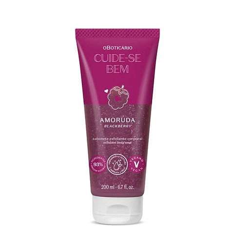 Cuide-se Bem Amoruda Blackberry Exfoliating Body Scrub