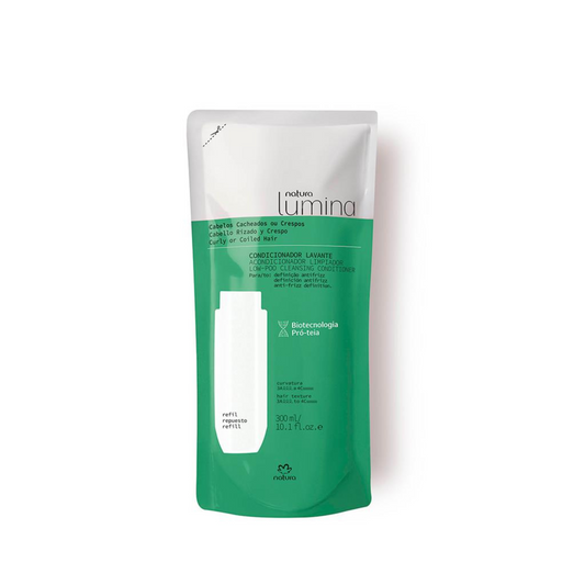 Lumina Refill Curly and Coiled Low-Poo Cleansing Conditioner 300ml | Natura